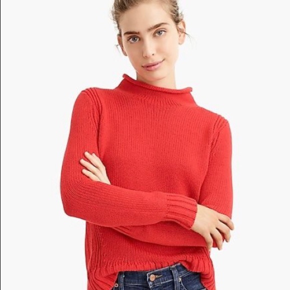 j crew roll neck sweater
